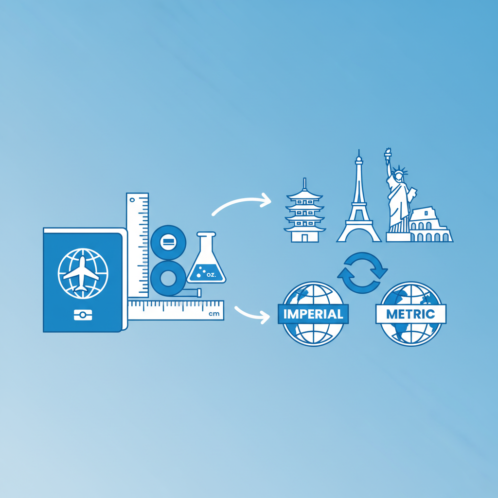Preparati al Viaggio: Converti Misure Senza Stress tra Paesi Diversi