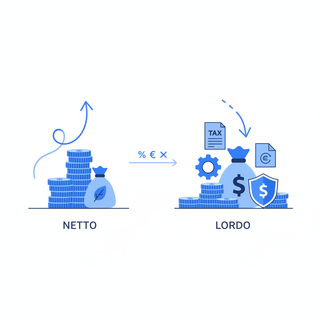 Netto e Lordo: Differenze, Imposte, Contributi e Perché È Cruciale Conoscerli per la Tua Finanza Personale